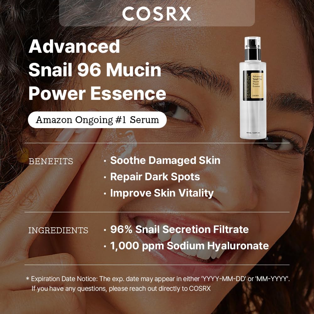 COSRX Advanced Snail 96 Mucin Power Essence – Repairing Serum 100ml