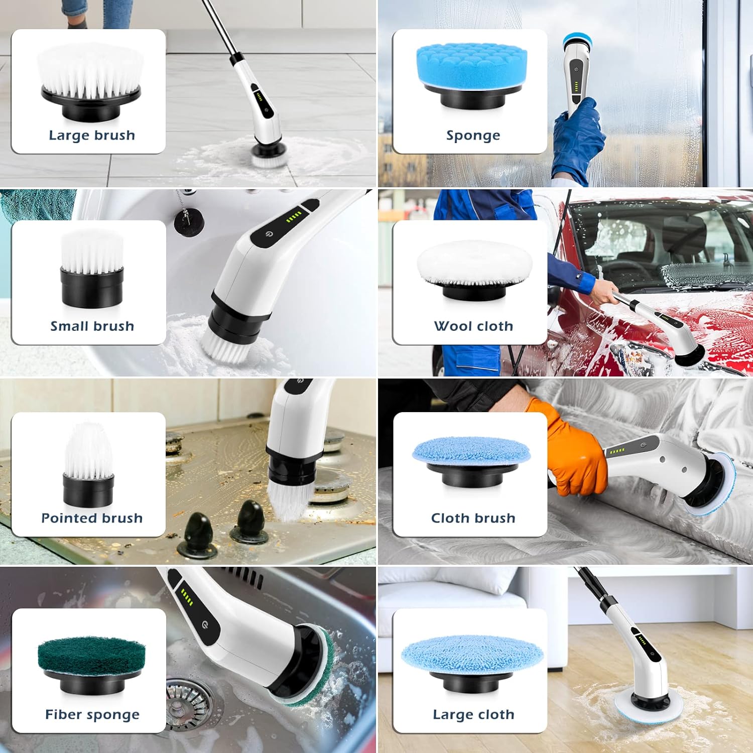 Electric Spin Scrubber – Cordless Cleaning Brush