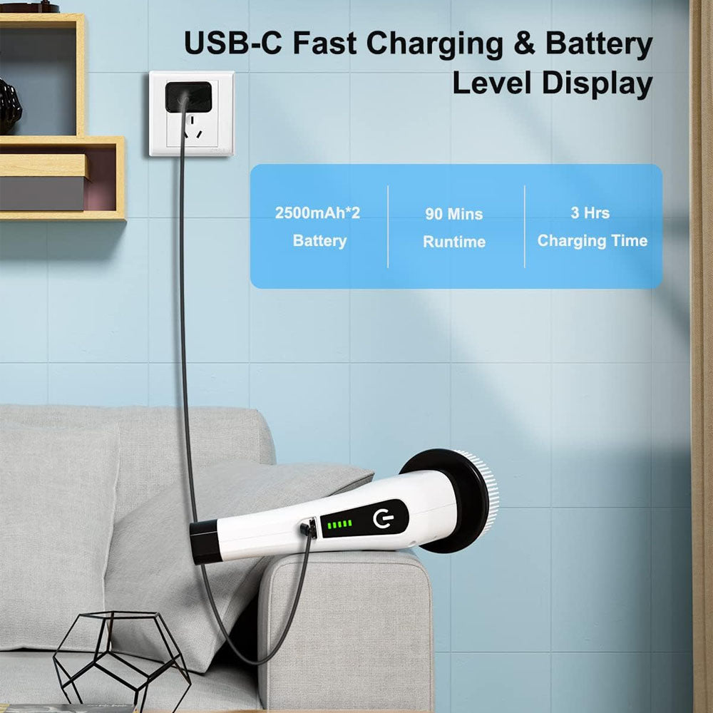 Electric Spin Scrubber – Cordless Cleaning Brush